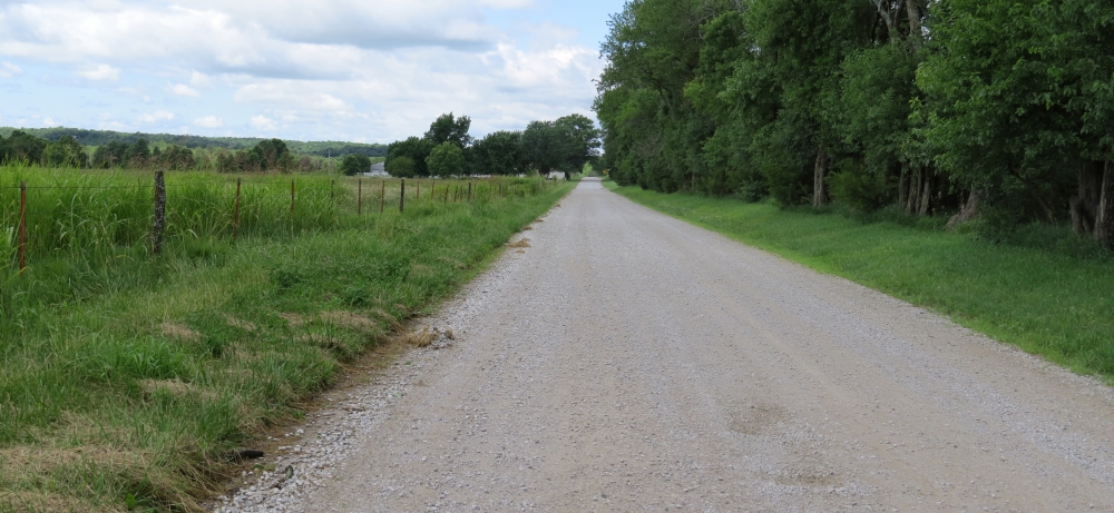 Looking west from Bull Creek Fight tour stop